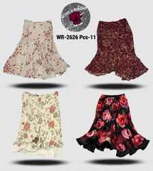 Y2K moody plum hues skirts WR-2626