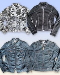 Denim Zipper jacket 20 pieces