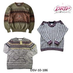 Vintage gemusterte Pullover und Cardigans