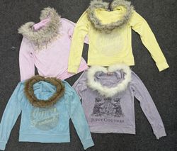Juicy Couture Velour Fur Hooded Zip Hoodie | Women..