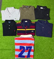 Ralph lauren & Lacoste Long sleeve Polo Shirts