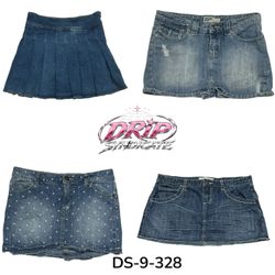 Y2K Denim Mini Skirt For Effortless Street Style (..