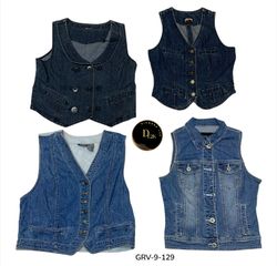Women’s Denim Vest – Premium Casual Style (GRV-9-1..