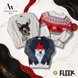 Vintage Christmas Knitwear | Festive Sweaters | Re..