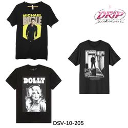 DSV-10-205 Pink Floyd And More Graphic Printed T-S..
