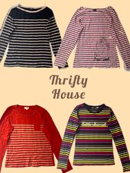 Y2K Striped T-Shirts(TH/849)