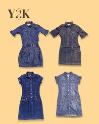 Y2K Denim Shirt Dress Bundle (Yv-779)