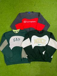 Upcycle Mixed branded sweatshirt