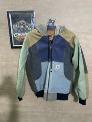 Upcycled Carhartt hooded jacket 🐒