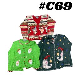 Wholesale Vintage Christmas Sweaters Bundle | 9pcs..
