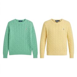 (FV-2900) Polo Ralph Lauren Cable Knit Sweaters
