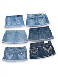 Vintage Y2K Denim Mini Skirt Wholesale/Reseller Lo..
