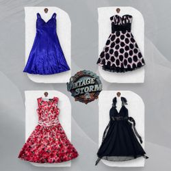 Y2K Grunge Poly Dress