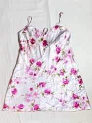 Printed slip dress