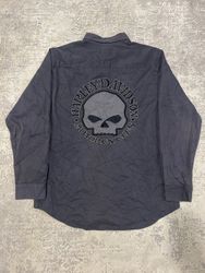 Harley Davidson Button-Up Shirts - [TS-0732]