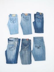 Vintage Y2K bootcut Denim Jeans Bundle –(Z-51)