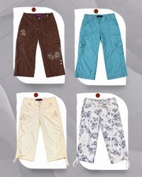Y2K Cotton Cargo Capri