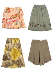Jupes en cuir Y2K 10 pièces