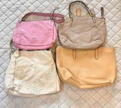 Coach Leather and Canvas Handbags