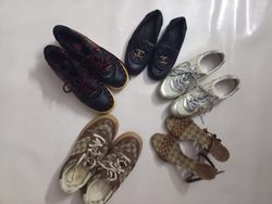 Gucci Chanel Nike Schuhe BUNDLE insgesamt 5 Paar