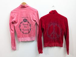 🦋💖 Juicy Couture Velour Zip-Up Jackets – Mixed C..