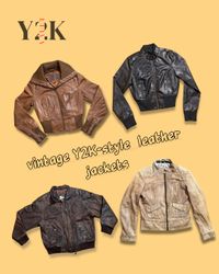 Y2K Classic Leather Jackets (Yv-850)