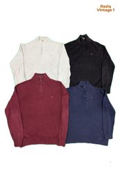 RV4697 Tommy Hilfiger 1/4 Zip Knitwear