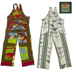 Upcycled quilted jump suit
