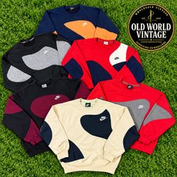 Wiederverarbeitetes Nike Sweatshirt.