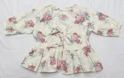 CR01928 Chemises peplum à fleurs revalorisées à no..
