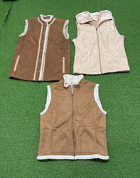 Yv657 Fur WaistCoat Mix 13P