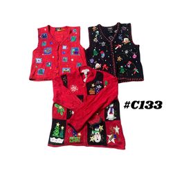 Wholesale Vintage Christmas Sweaters Bundle | 10pc..