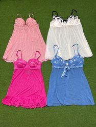 Yv1534 Lace Trim Sheer Camisoles Set 13P