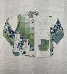 Upcycled Quilted Hooded Jacket