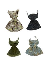 Y2K Cream Floral Camisoles-ST-345