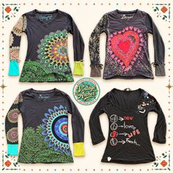 Y2K Desigual Retro Artsy トップス ミックス：7点 B41
