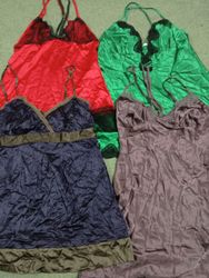 HD1532 Ladies Y2K Britney Era Slip Tops