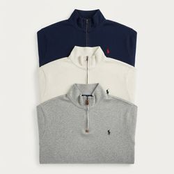 001 Ralph Lauren Pullover mit Viertel-Reißverschlu..
