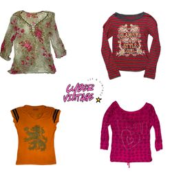 Y2K & Vintage Girl Tops (MH-106)