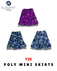 Y2K Poly Midi Skirts - EV1722