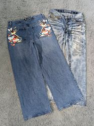 ***Y2K Hip Hop Denim – Baggy & Relaxed Fit Jeans