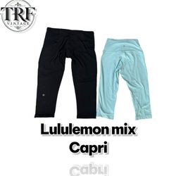 Lululemon mix capri #166