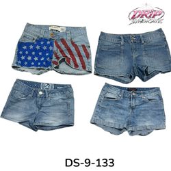 Shorts de Jeans Vintage Wash Para Um Estilo Despoj..