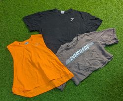 7889 - Gymshark Crop Tee, Half Sleeves T-Shirts