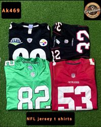 Vintage NFL jersey t shirts ak469