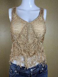 10 Pc Vintage Y2K Embellished Lace & Crochet Tank ..