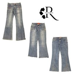 Y2K Cyber Girl Era Denim Jeans RW-2573