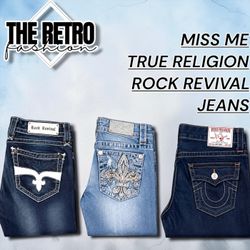 YW-328/ Y2k embellished miss me true religion and ..