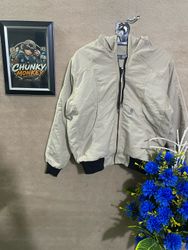 Upcycled Carhartt hooded jacket 🐒