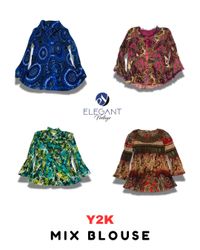 Y2K Mix Bluse - EV1827